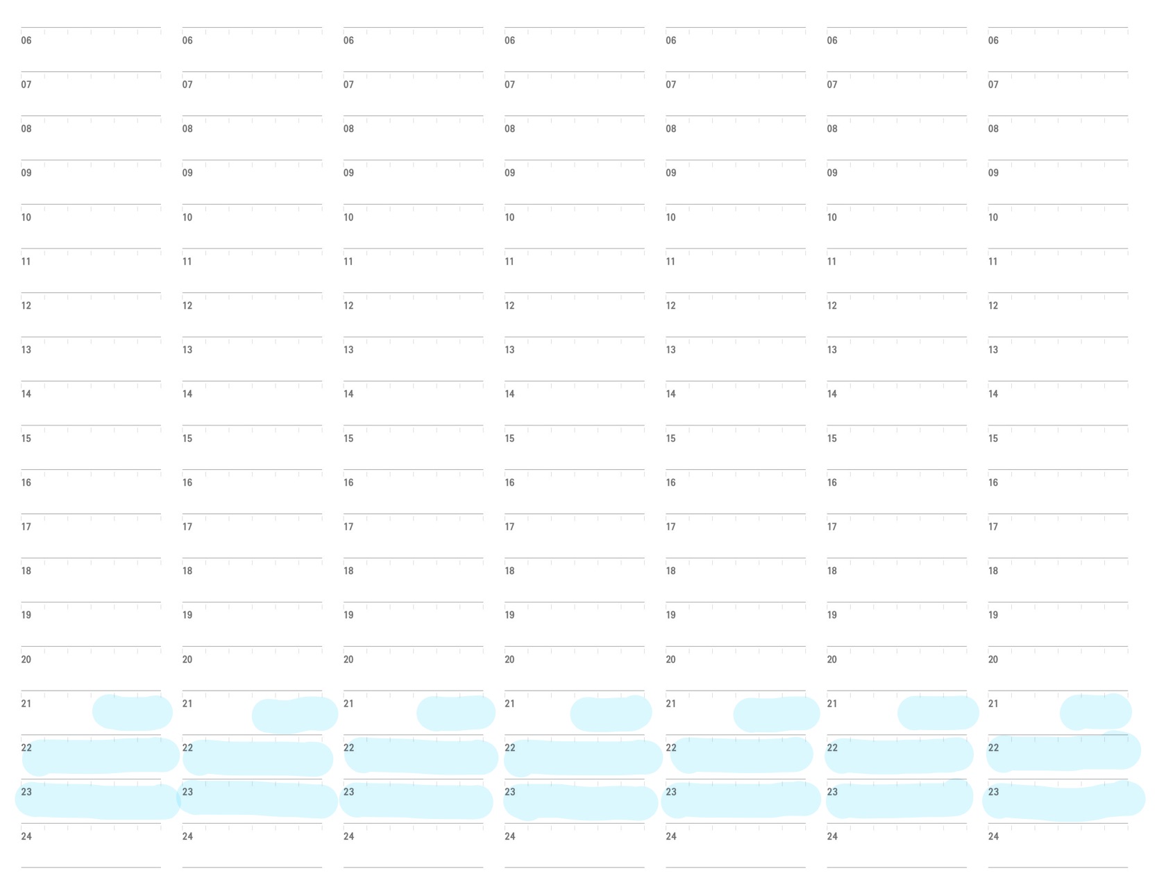 예시2 : 새벽기상을 포기하고 육퇴 후 가용시간을 최대한 활용