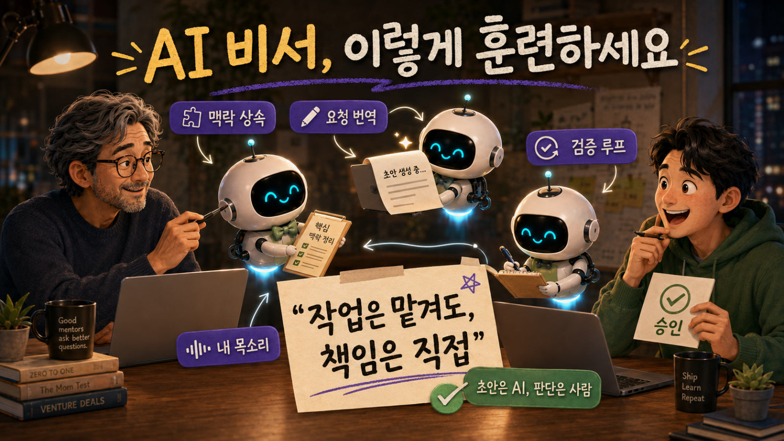 위임할 수 있는 건 '작업'이지 '책임'이 아니에요