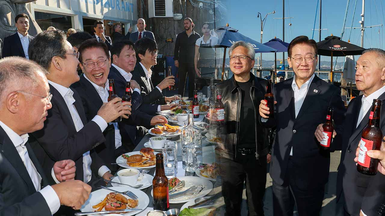 이 대통령, 빅테크 CEO들과 '샌프란 깐부 회동'
‥