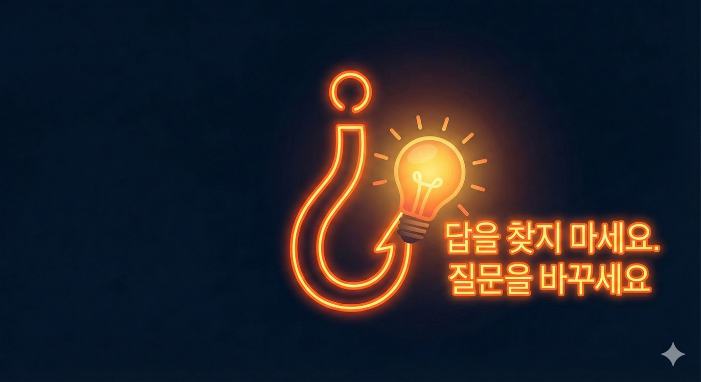 답을 찾지 마세요. 질문을 바꾸세요의 썸네일 이미지