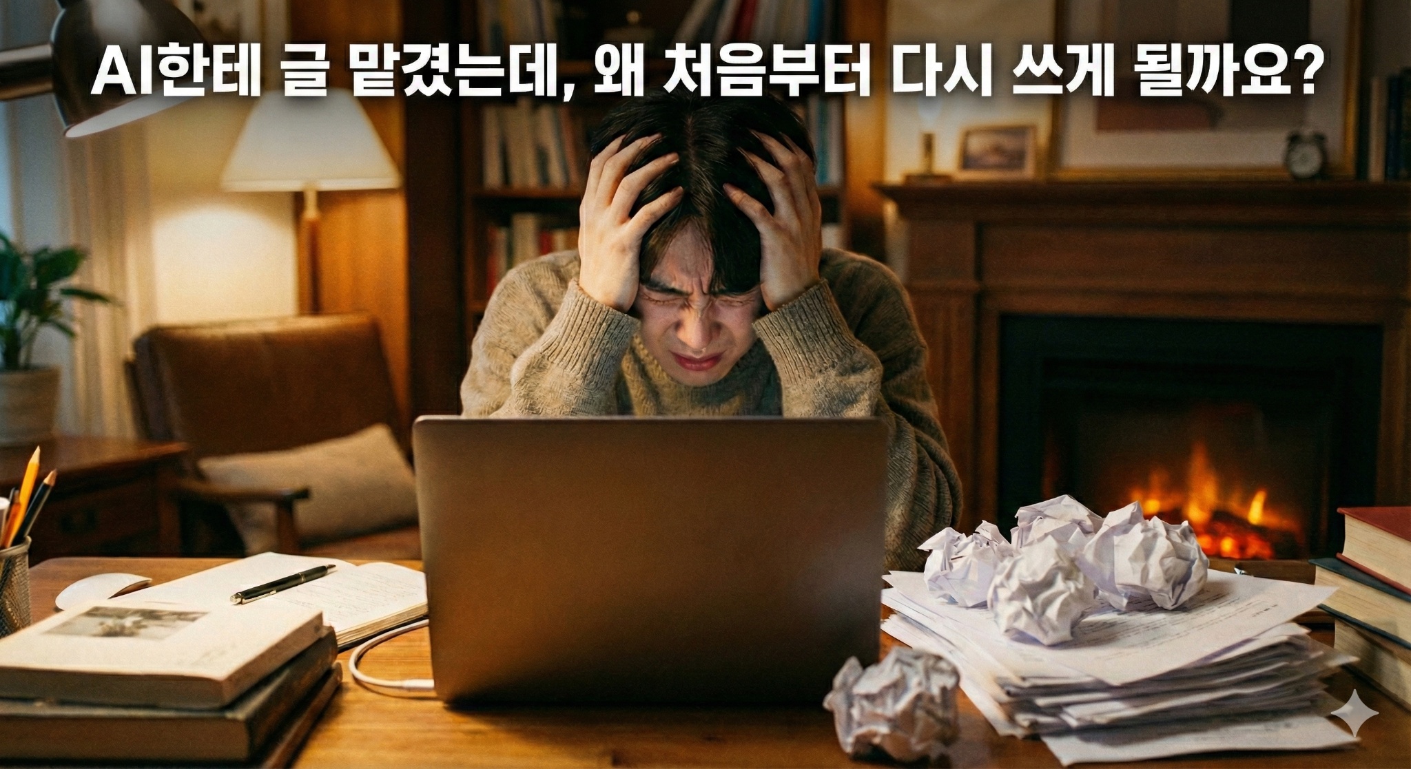 AI한테 글 맡겼는데, 왜 처음부터 다시 쓰게 될까요?의 썸네일 이미지
