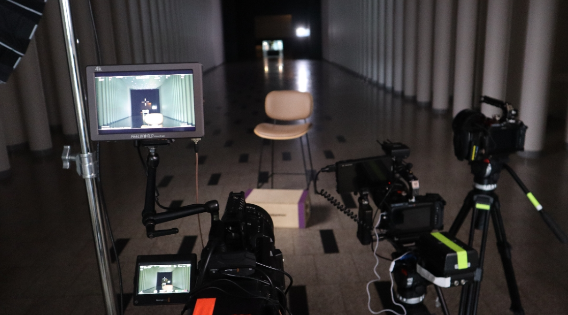 사진 3. 전쟁기념관 참전용사 구술채록 리허설 사진(2021) / 출처: ArchMuse