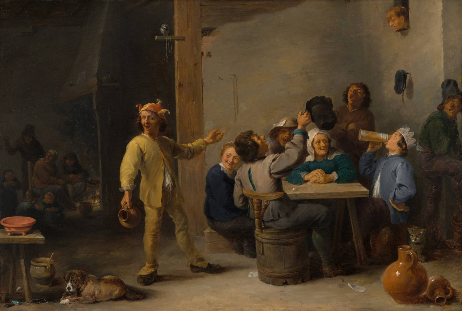 David Teniers the Younger, Peasants Celebrating Twelfth Night, 1635. (이미지 출처: National Gallery of Art)
