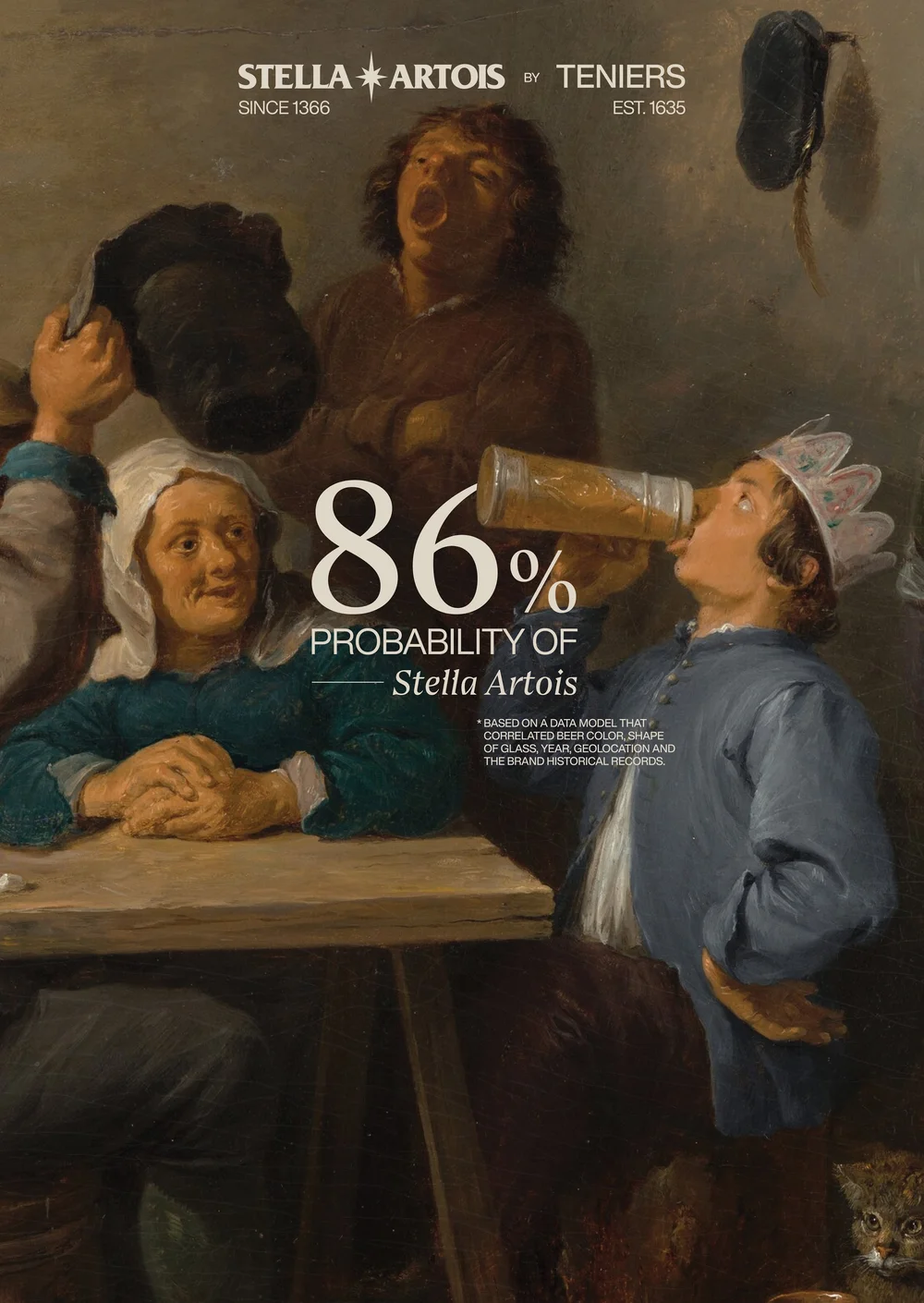 Stella Artois·GUT Buenos Aires, The Artois Probability 캠페인의 테니에르 편, 2023. (이미지 출처: Juli and Harold)