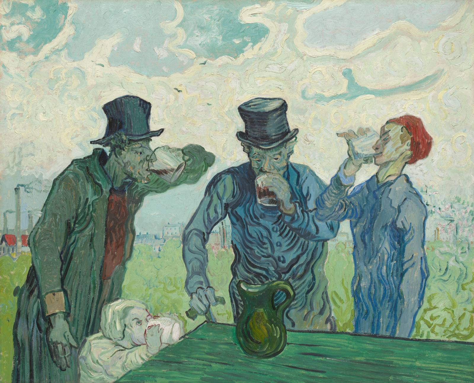 Vincent van Gogh, The Drinkers, 1890. (이미지 출처: Art Institute Chicago)