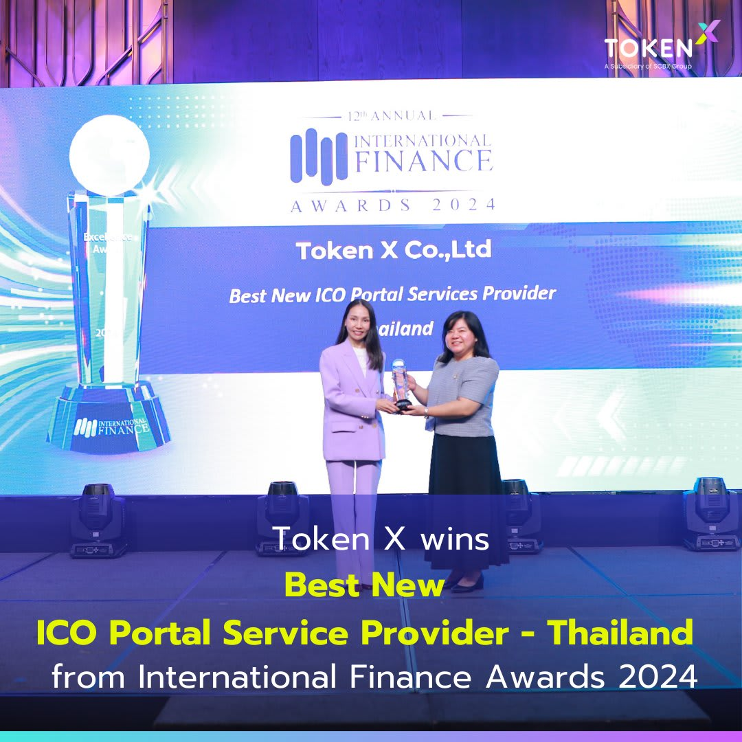 Token X is honored to receive the