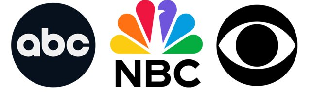 미국의 전통의 3대 방송사 (Big Three): CBS, NBC, ABC이며, 1986년 FOX 등장 이후 현재는 4대 방송사 (Big Four)로 구분되고 있다.