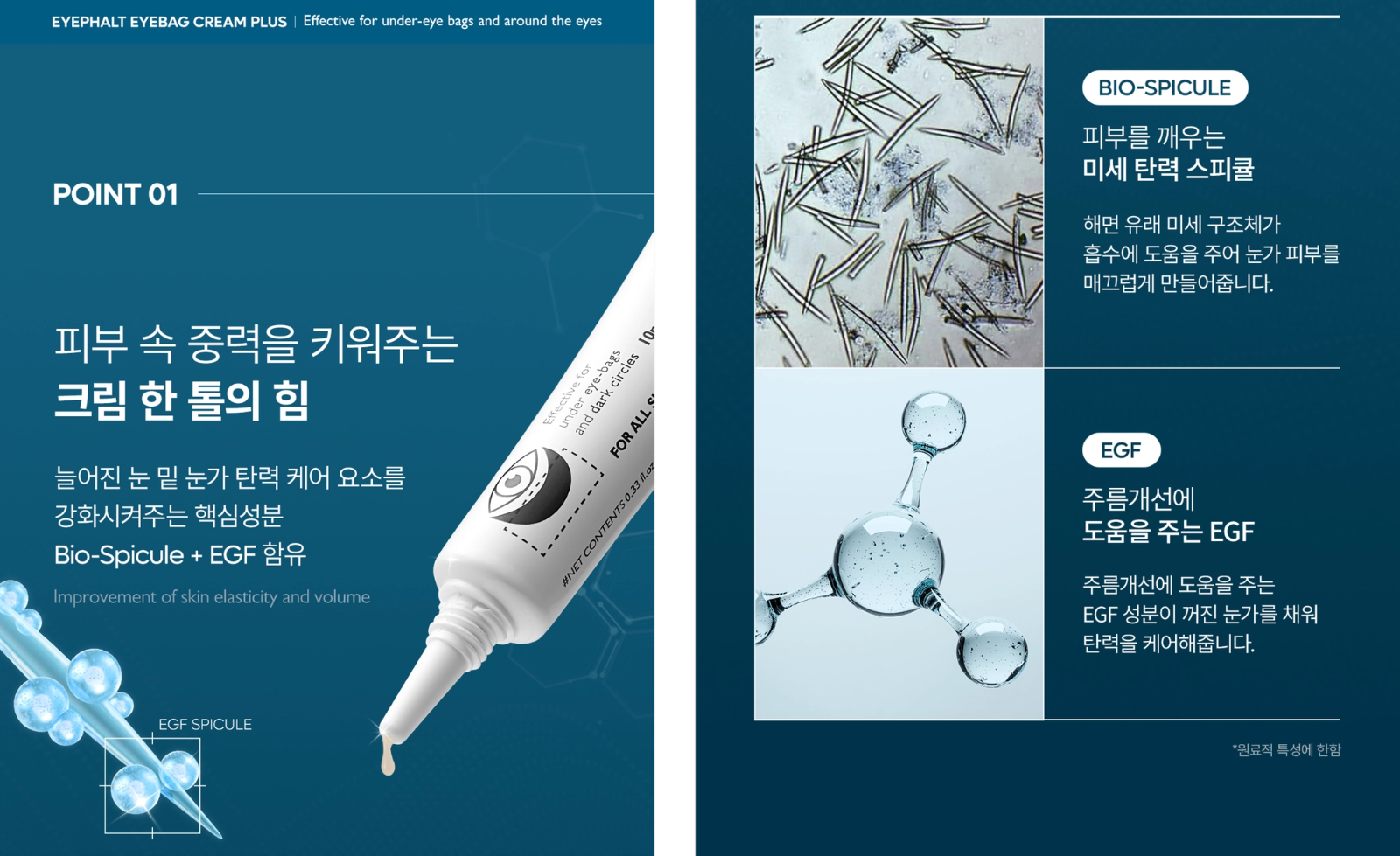 출처 - 닥터멜락신 아이팔트 아이백 리프팅 크림 플러스 자사몰