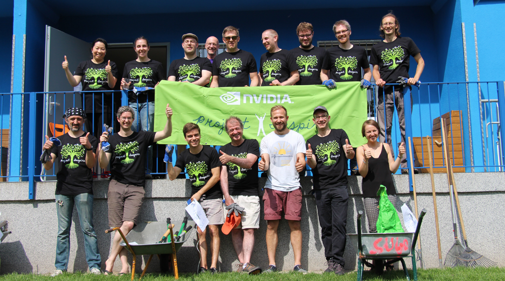 <엔비디아 팀, 출처: NVIDIA>