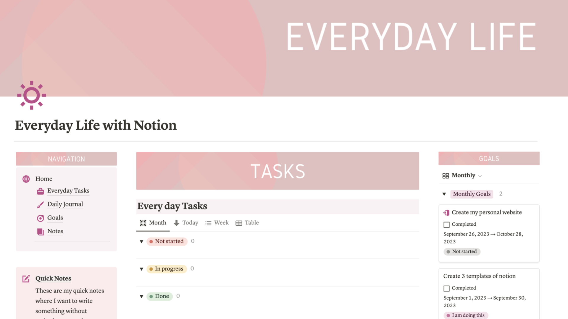 <노션 템플릿. 노션 커뮤니티에서는 노션으로 만든 템플릿을 팔 수 있다, 출처: Notion>