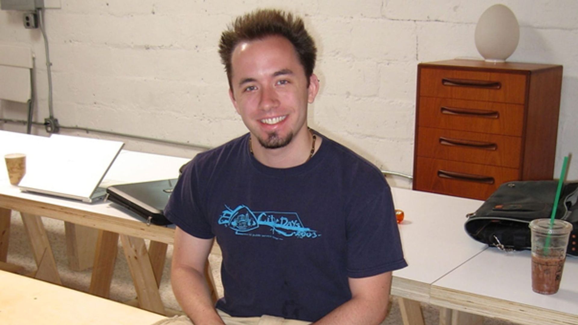 <2007년 YC에서 찍은 드류, 출처: First Round Review>