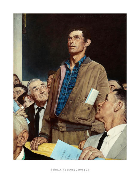 <Freedom of Speech, 출처: Norman Rockwell Museum>