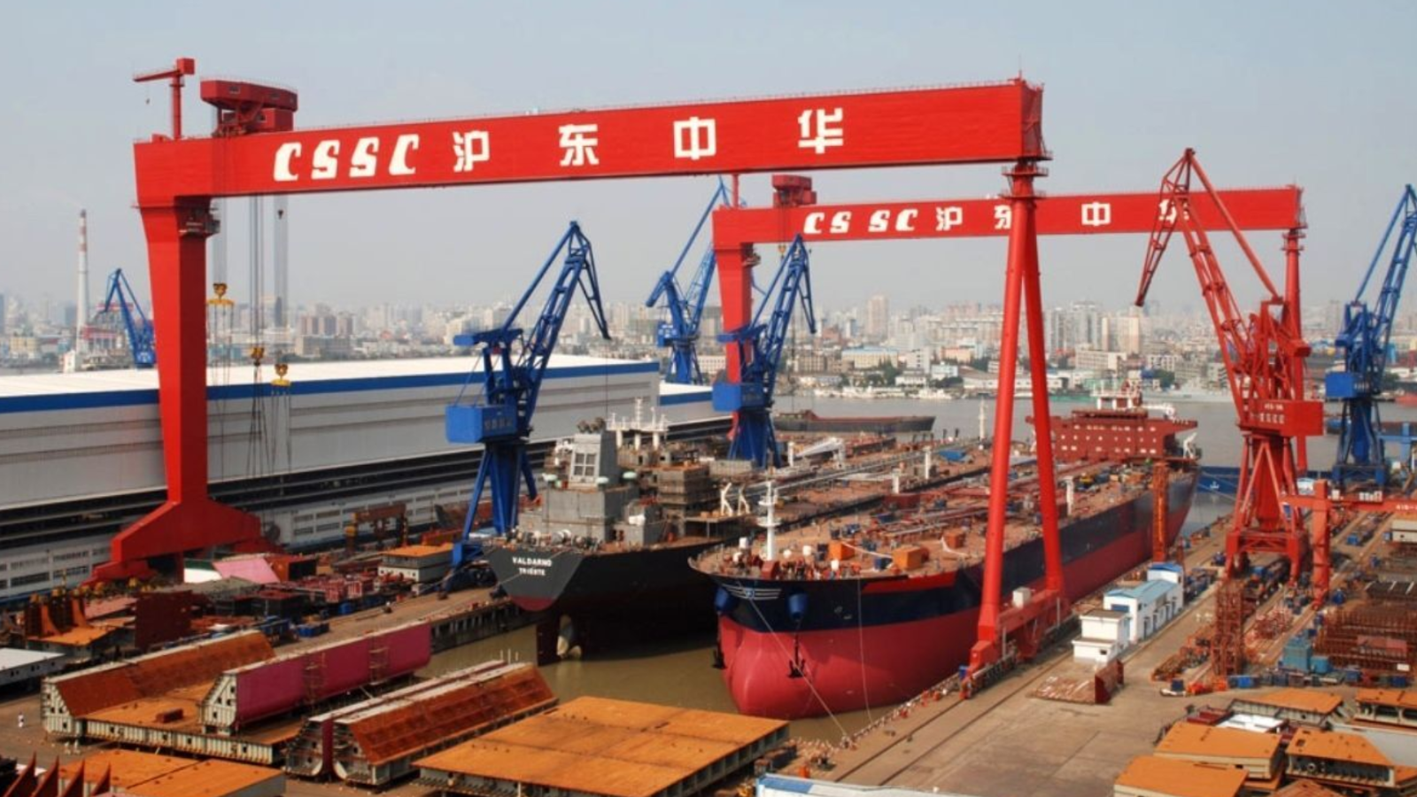 <중국의 조선소, 출처: rivieramm>