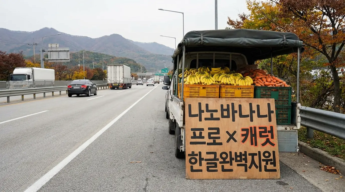 [캐럿] 나노바나나2 출시! 감동적인 한글 표현의 썸네일 이미지