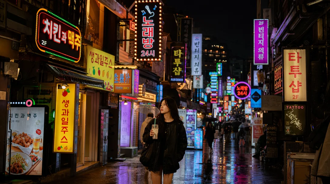정말 한국 어딘가 있을 것 같은 골목이에요