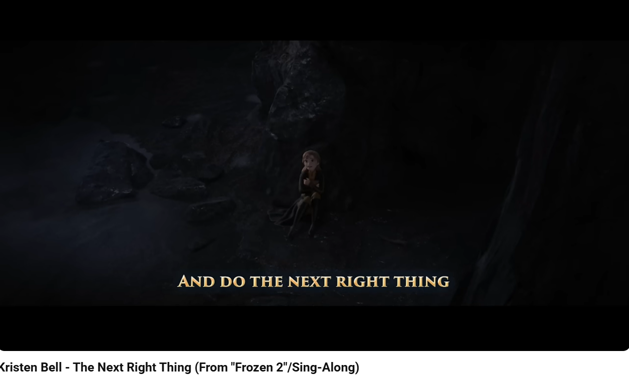 노래는 아래에 링크 담아두었어요. 시간 되실 때 한 번 전체화면하고 감상해보시길, 안나가 바위 하나씩, 딱 앞에 있는 바위를 마주보며 올라가는 그 에너지가 여러분에게도 전달되기를.&nbsp;