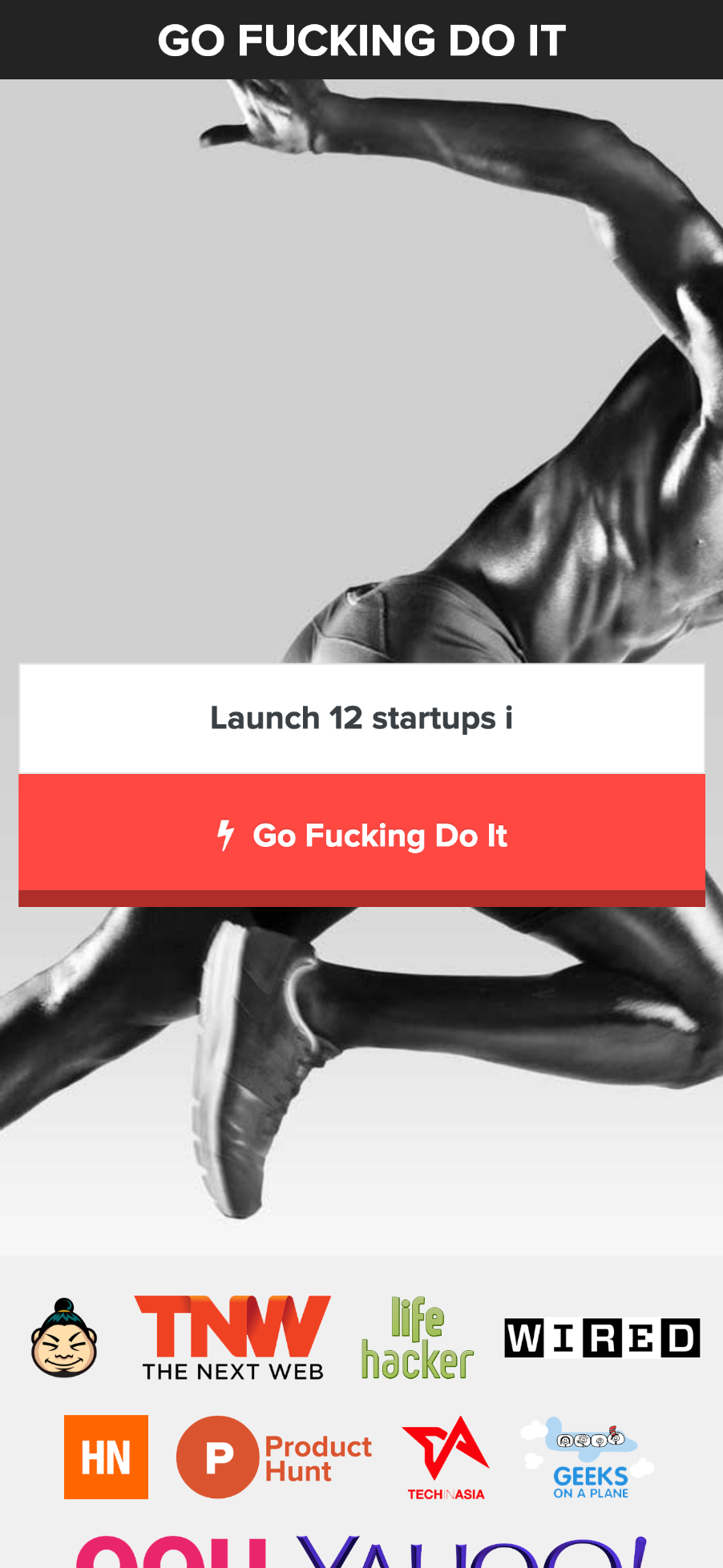 피터 레벨스의 Go Fucking DO It 사이트