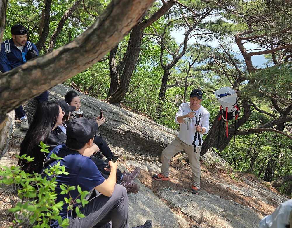 지난 5월 10일, 도봉산 산행 현장