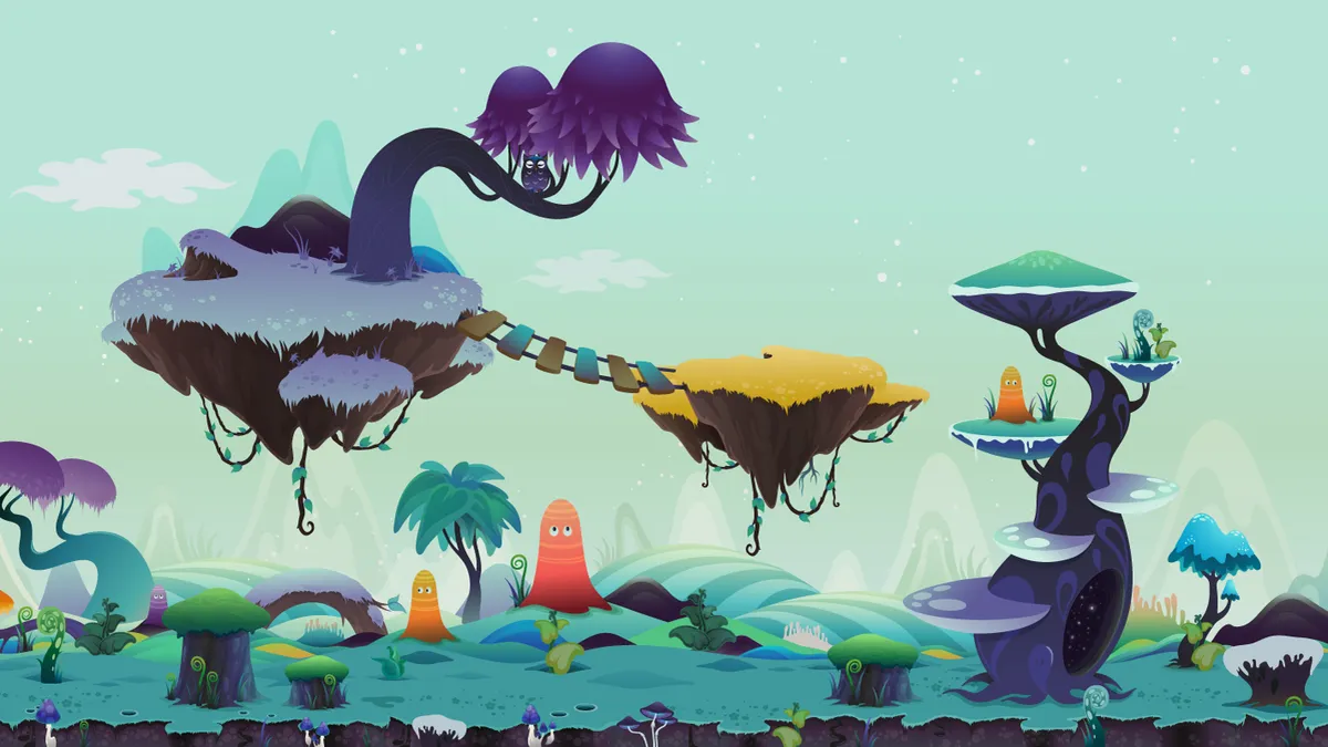 스튜어트의 두 번째 게임, 글리치(Glitch)의 게임 화면. (출처: CNET / Tiny Speck)