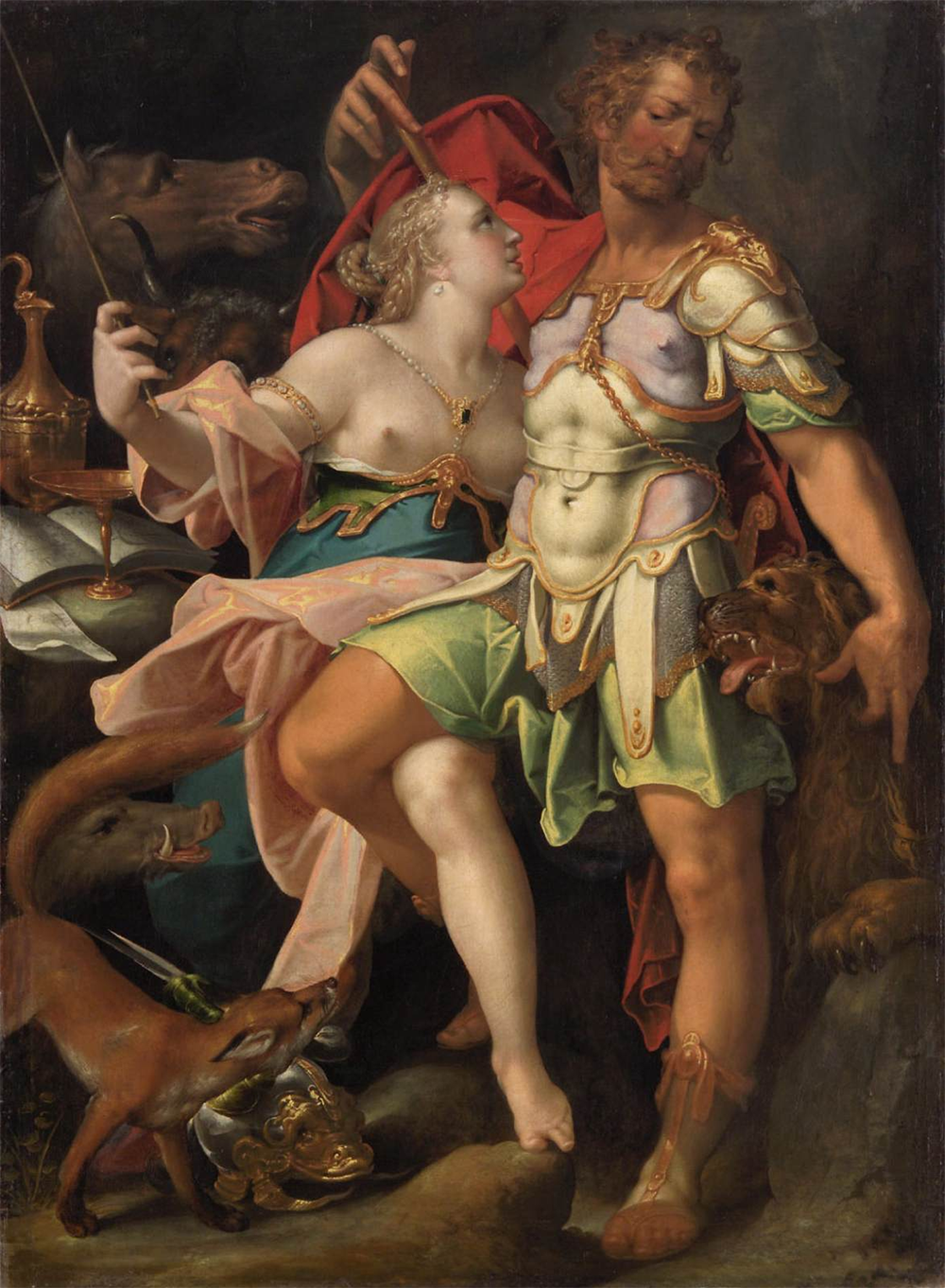 Odysseus and Circe 1580-1585 Hans von Aachen 1552-1615