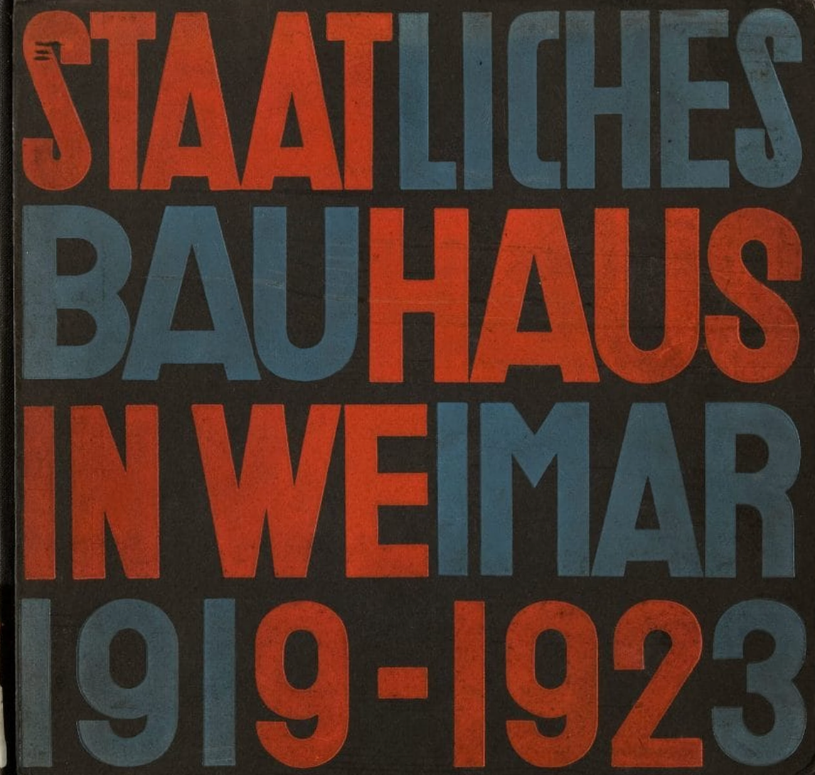 바우하우스 전시 포스터 · Public Domain