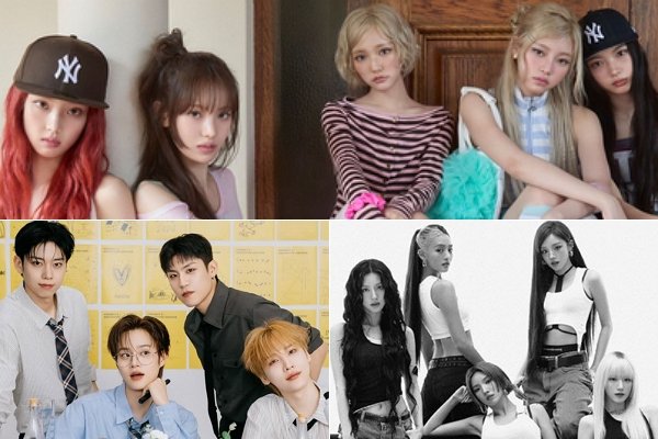 [사진: 스타쉽엔터테인먼트, 브랜뉴뮤직, 큐브엔터테인먼트]
