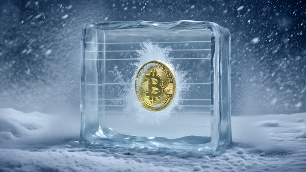 &nbsp; 비트코인이 장기 박스권에서 좀처럼 벗어나지 못하고 있다. [사진: Reve AI]