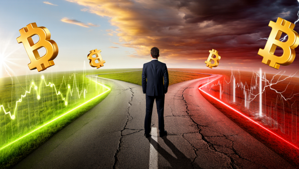 트코인은 여전히 강력한 변동성을 보이는 시장이지만, 장기적 관점에서 기관 투자와 규제 변화가 주요 변수로 작용할 전망이다 [사진: Reve AI]