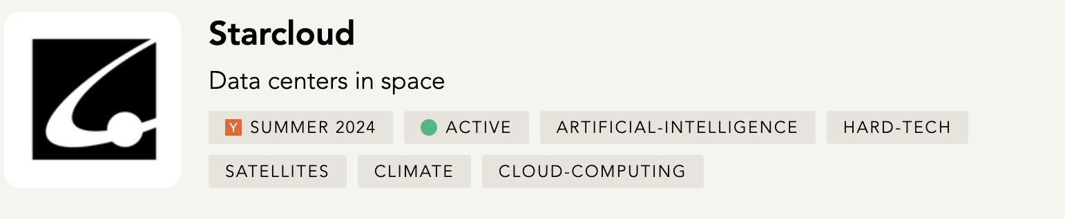 우주 데이터센터, 스타클라우드의 썸네일 이미지