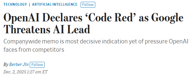 오픈AI 코드레드? 그래서 뭐?의 썸네일 이미지