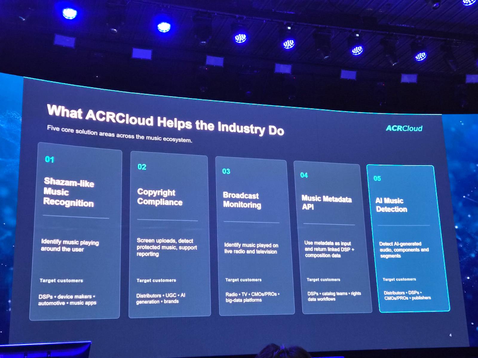 &nbsp;ACRCloud 토니 리 발표 | 직접 촬영