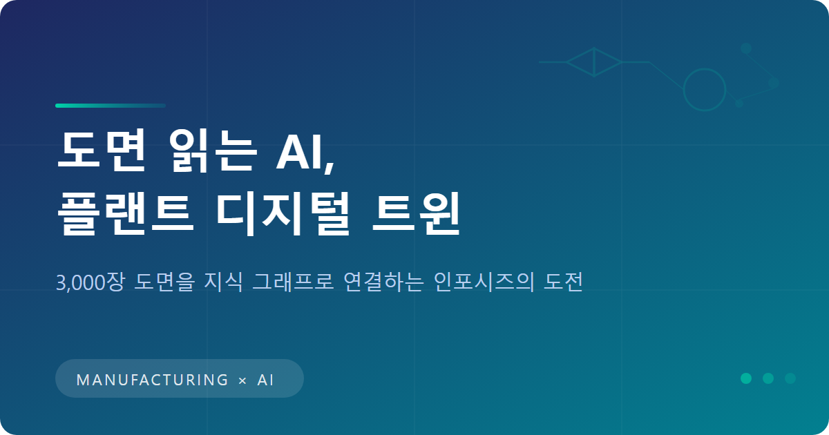 도면 읽는 AI, 플랜트 디지털 트윈의 썸네일 이미지