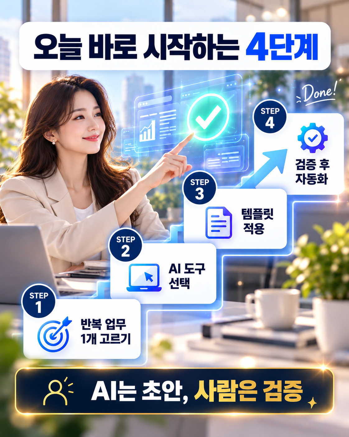 오늘 바로 시작하는 4단계