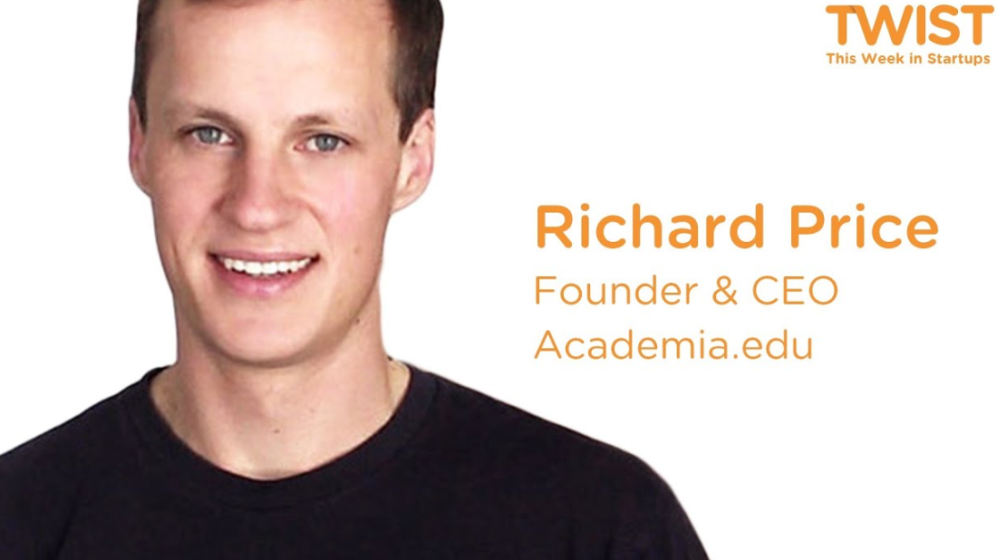 아카데미아닷컴의 창업자 리차드 프라이스(Richard Price) 예요.