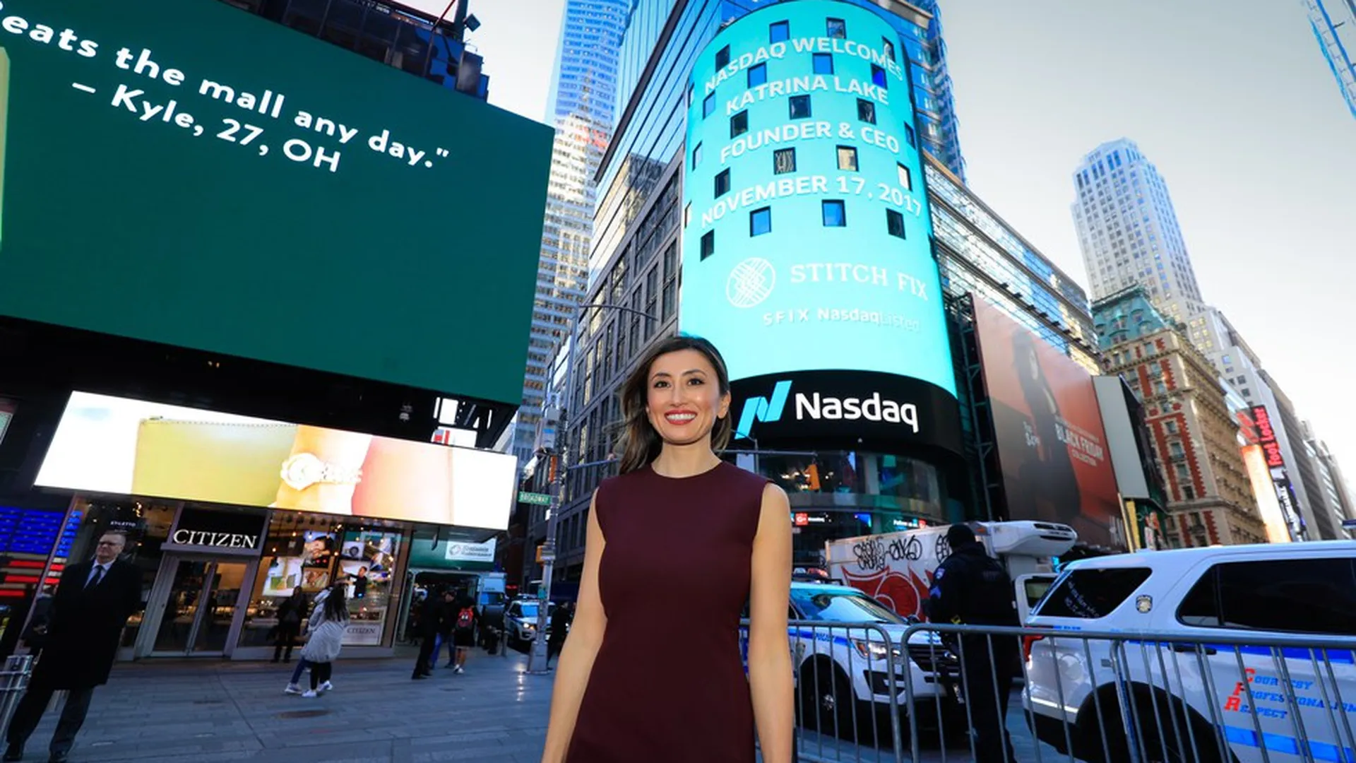 2017년 스티치 픽스는 나스닥 상장에 성공했어요.