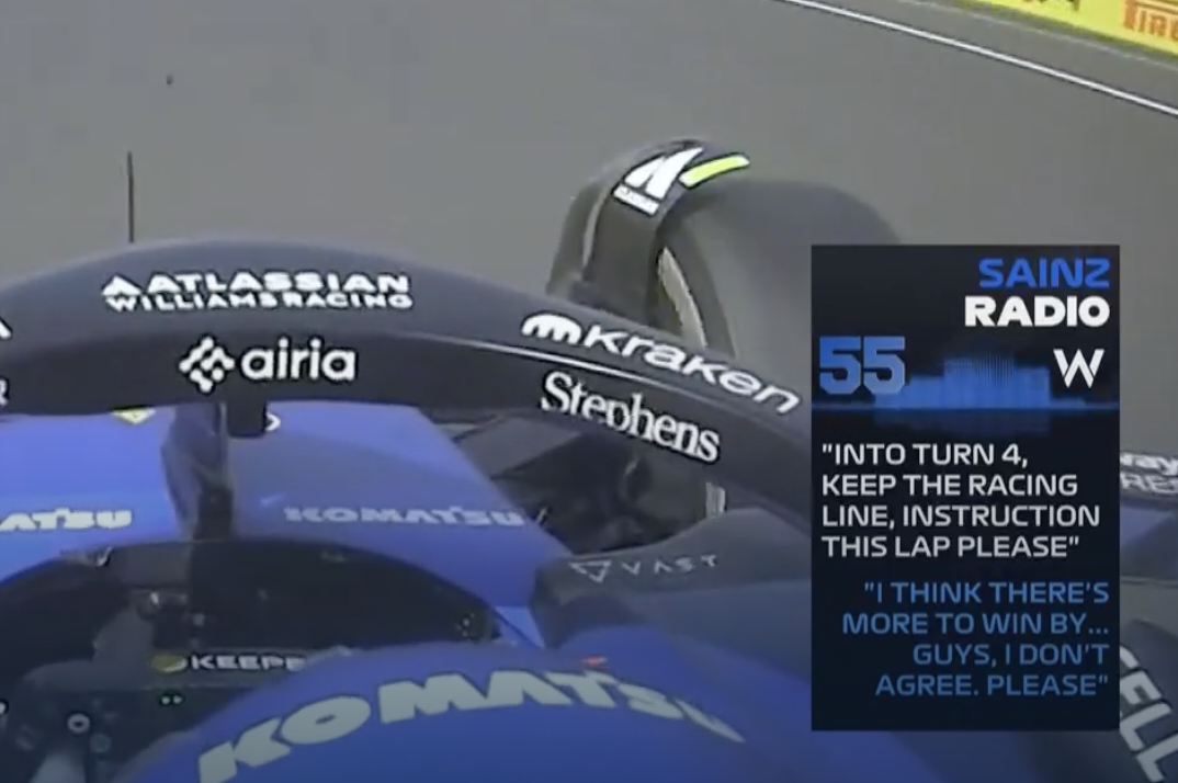 사인츠는 자리를 내주는게 못마땅함