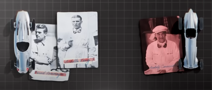 100년 전 한 시대를 호령했던 아우토 유니온(좌)과 메르세데스-벤츠(우) 