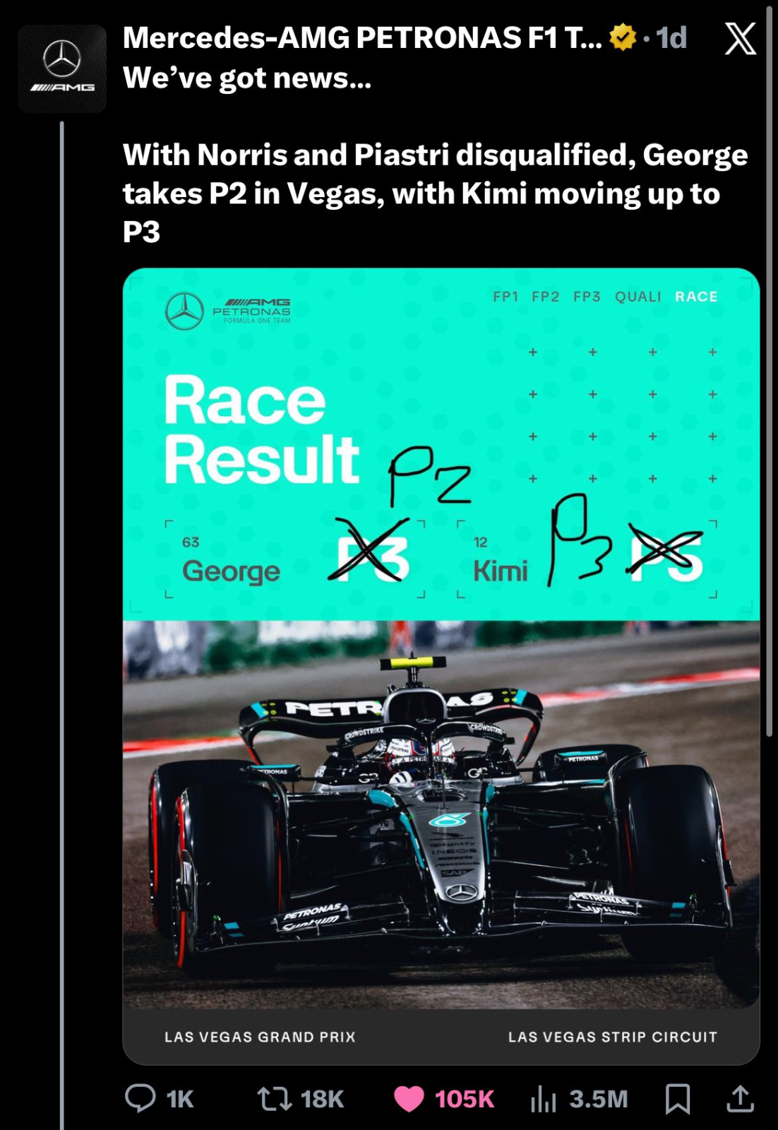 일단 이번 그랑프리 결과부터 바꿔...