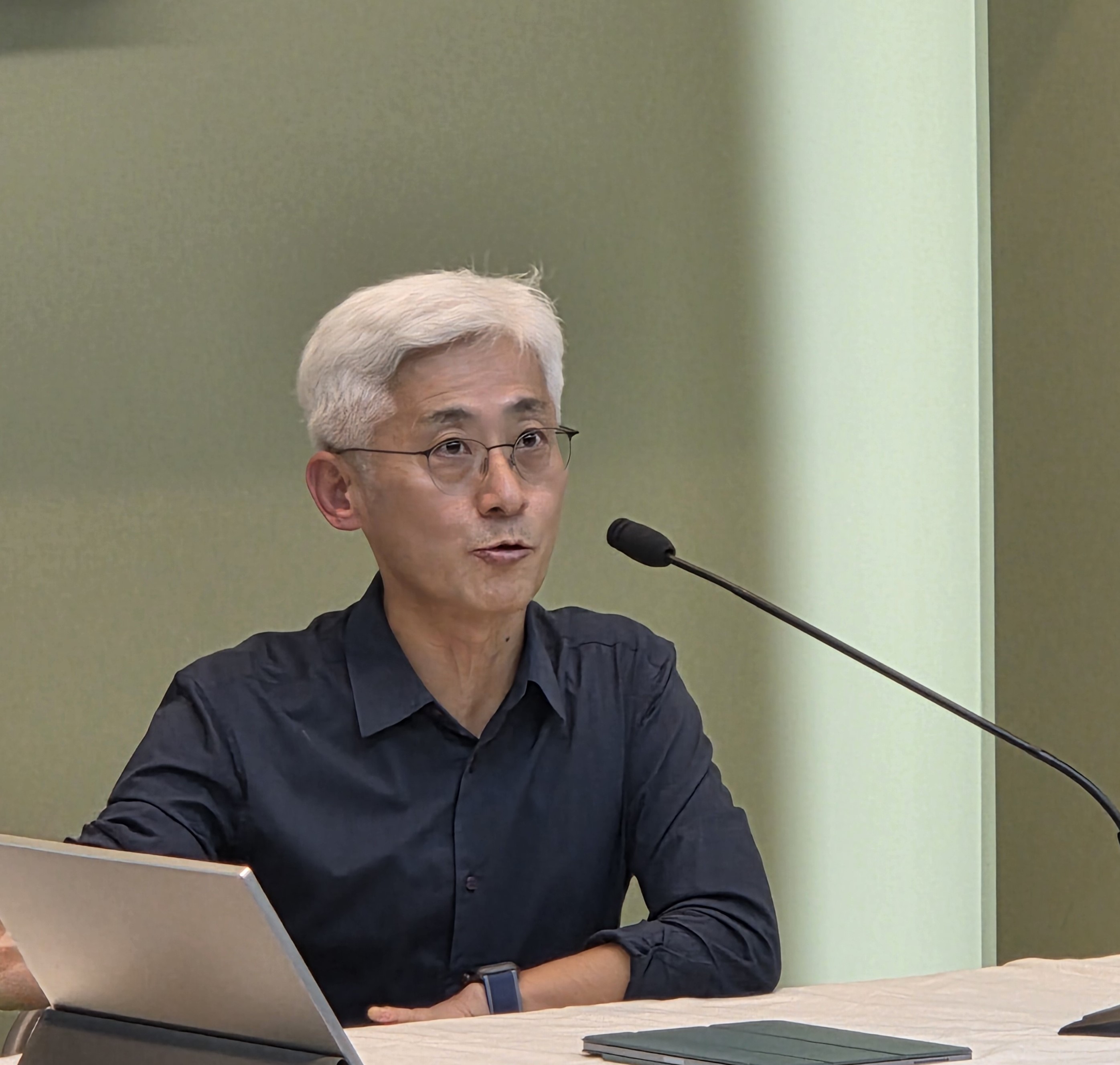 김근주, <제2성전기> 북토크, 백향나무교회에서_강미경 제공