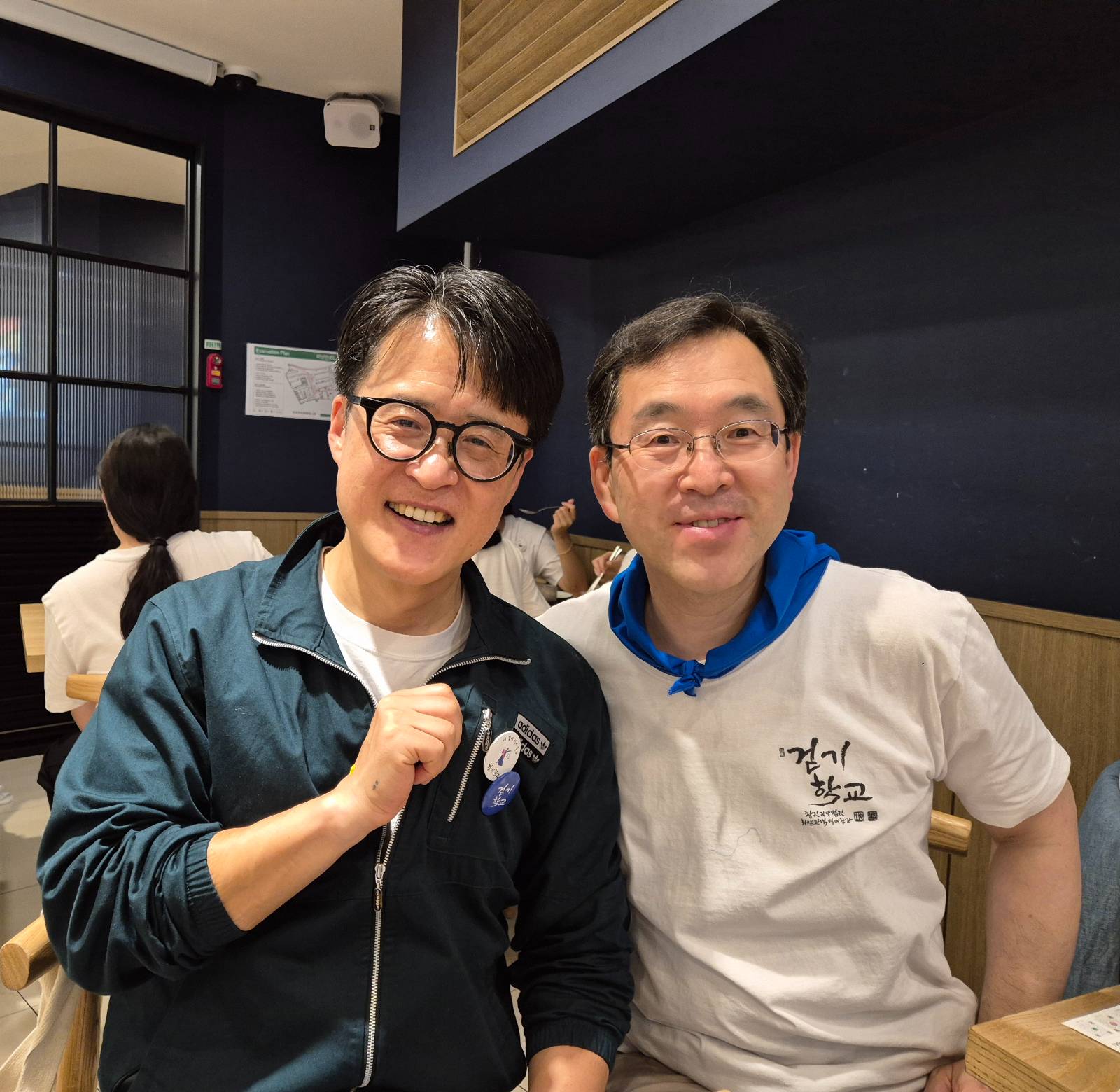 걷기 학교에서 동료 선생님과_류기인 제공