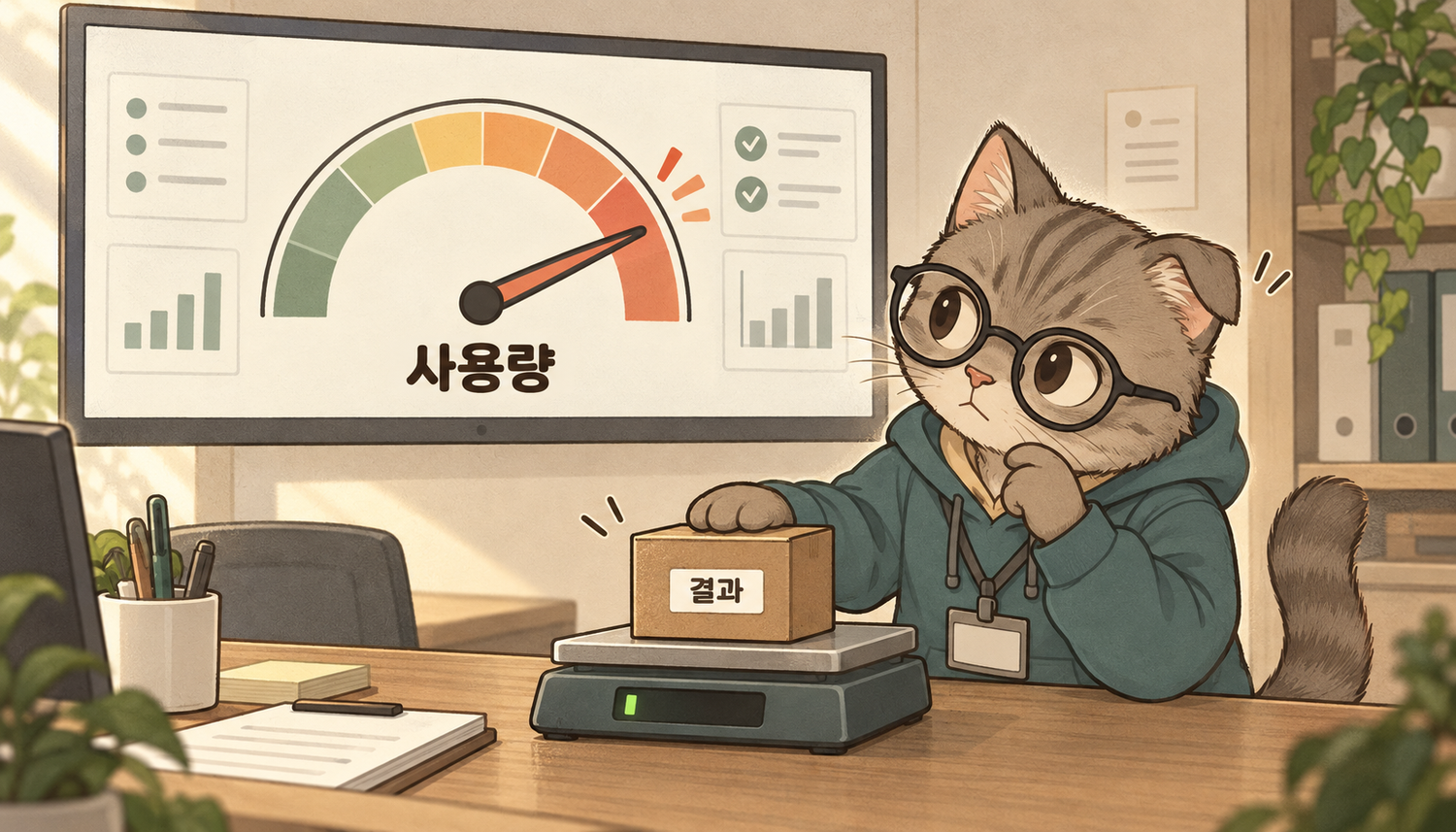 사용량 대시보드 숫자가 올라가도 결과물이 나아졌는지는 따로 봐야 합니다