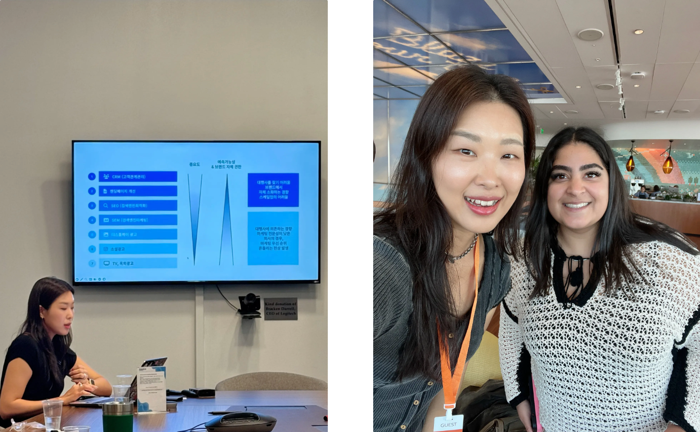 한국 진출 마케팅에 대한 워크샵 진행 & 태블로 마케터 Pooja님과의 만남