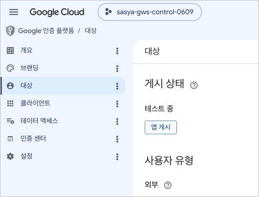 앱 게시