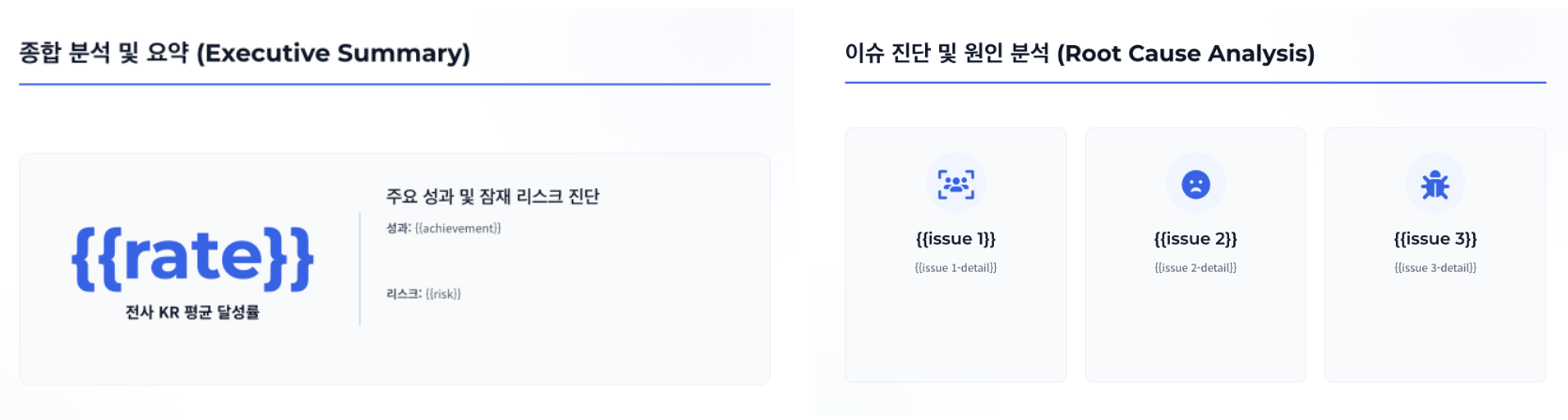 {{}} 구분자 적용한 모습