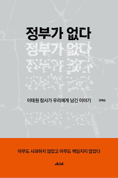 『정부가 없다』 표지