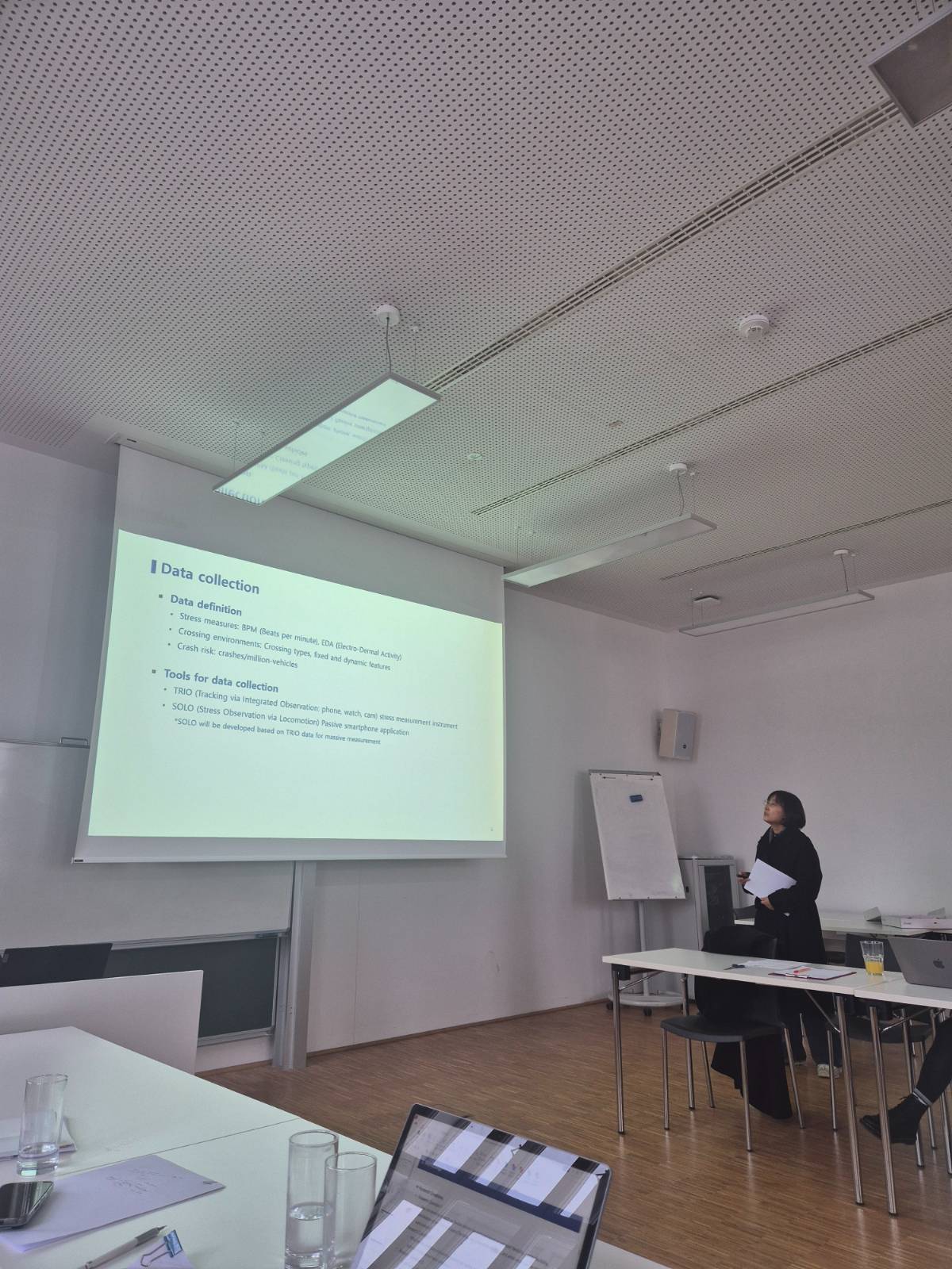 발표 중인 하미림 박사과정