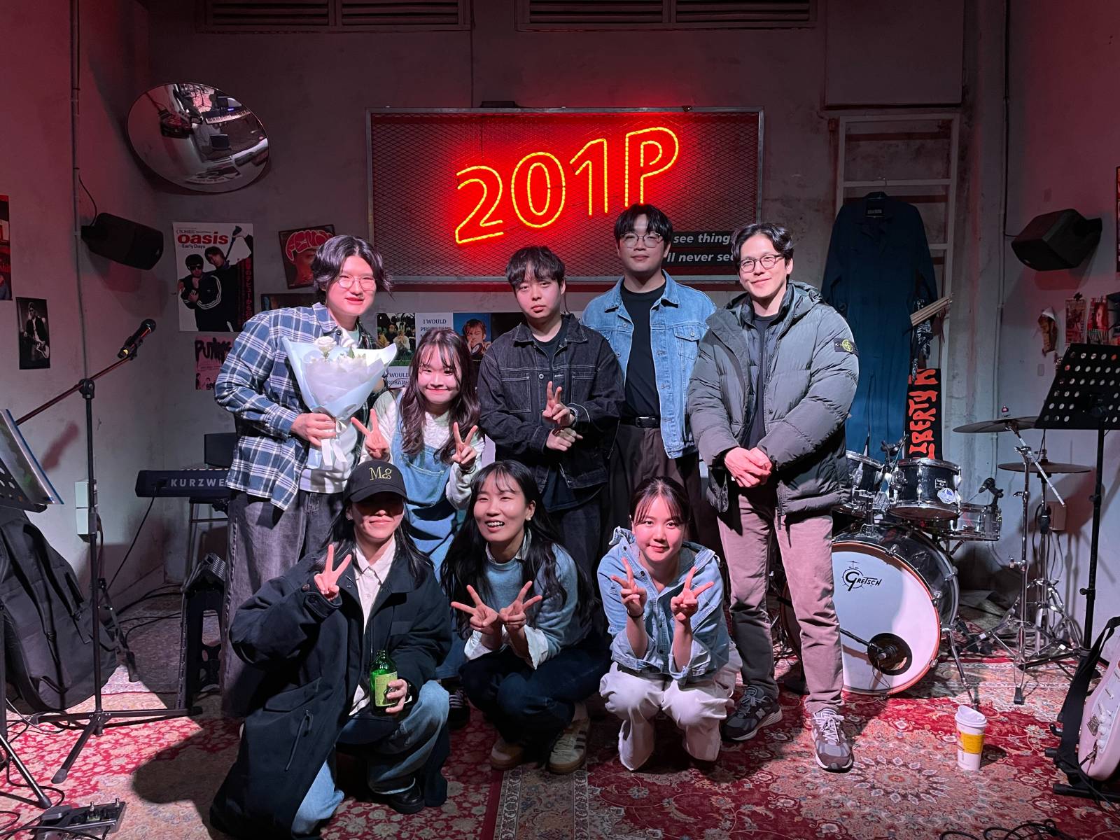 환경대학원 밴드 동아리 단체 사진