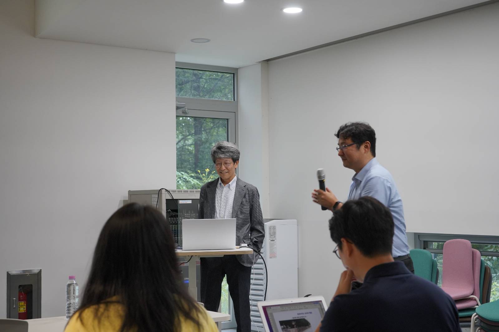 시모무라 교수님과 손용훈 교수님