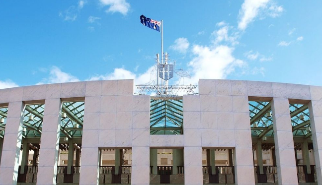 Australia's Parliament House. Image: Dianlin Huang via Flickr / CC BY-NC 2.0