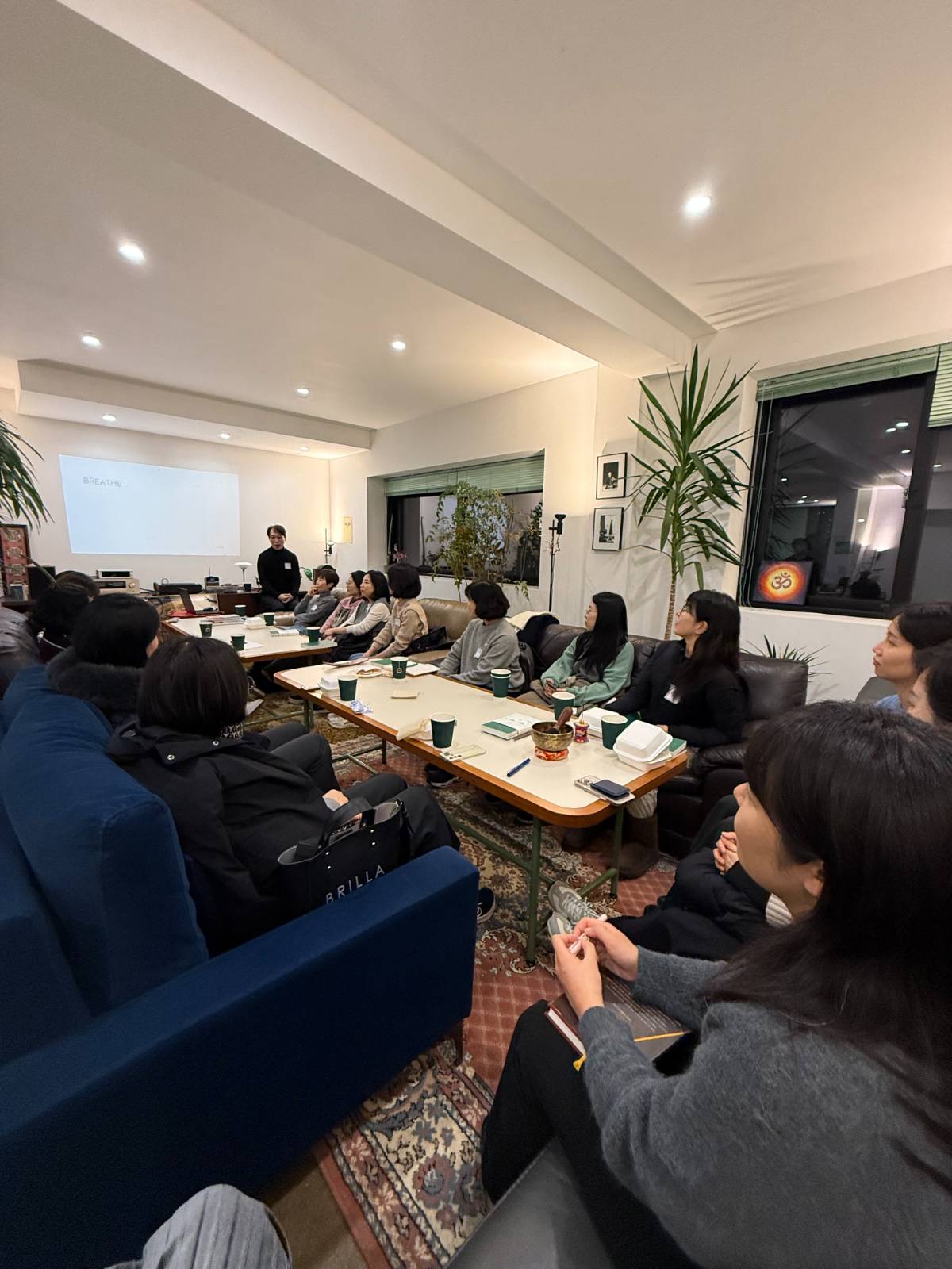 2월의 첫번째 호린 명상 북토크 모습